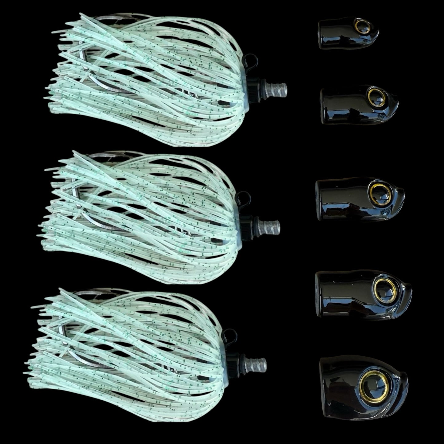 Skirted Screwy Head Jigs