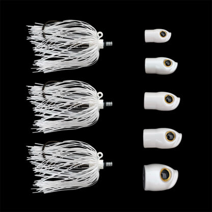 Skirted Screwy Head Jigs
