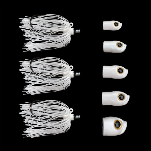 Skirted Screwy Head Jigs