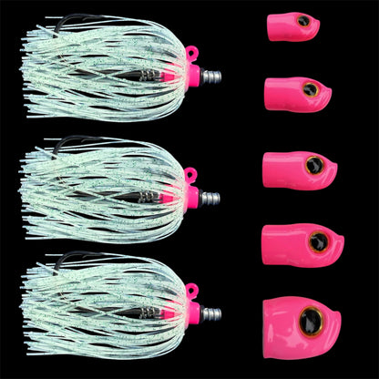 Skirted Screwy Head Jigs