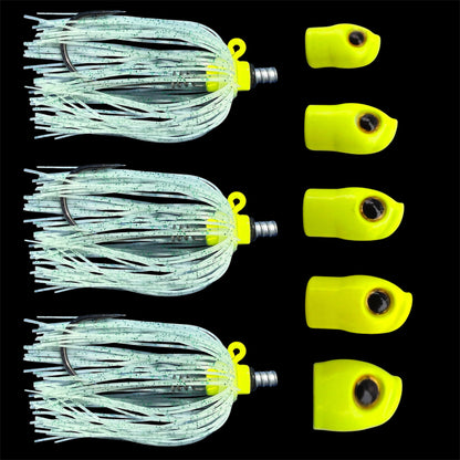 Skirted Screwy Head Jigs