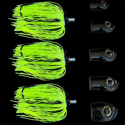 Skirted Screwy Head Jigs